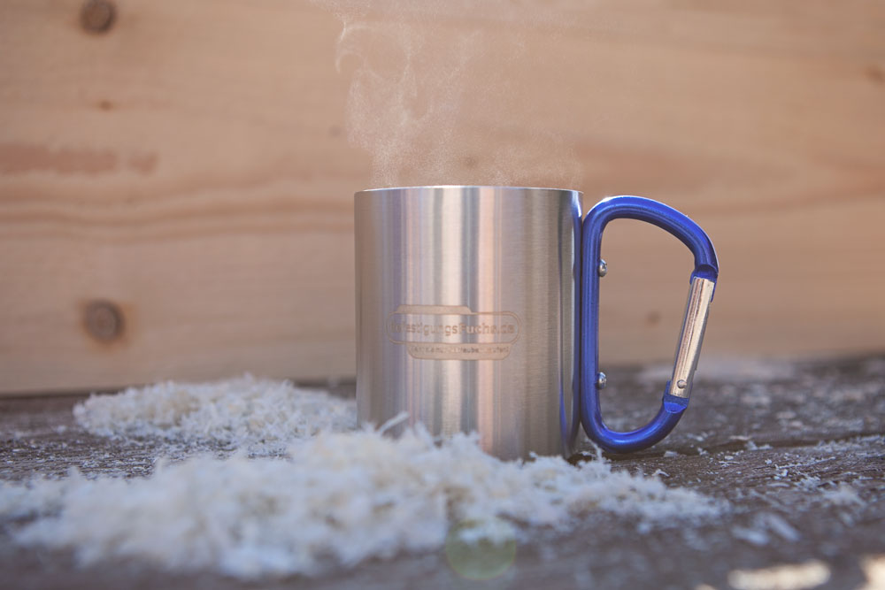 Stabile Tischplatte aus Holzbohlen selber bauen 4 pause