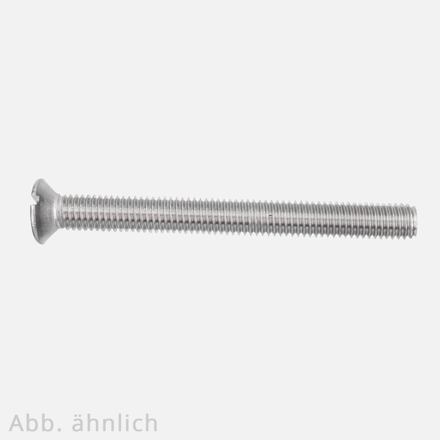 10 Senkschrauben M16x25 mm - DIN 963 - Edelstahl A4