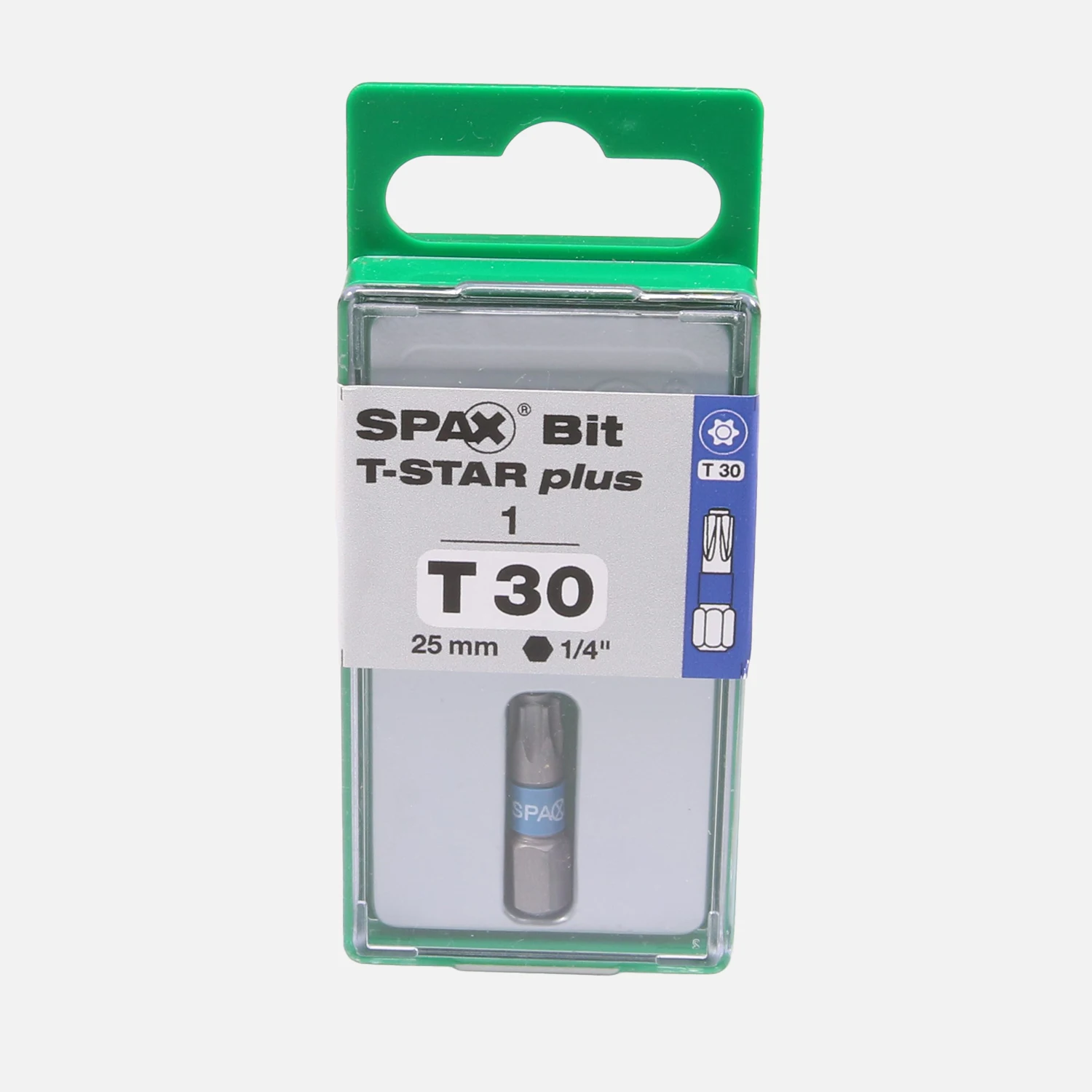 1 SPAX T-STAR® Plus Torx Bit mit Zapfen für SPAX Schrauben T30 Länge 25 mm