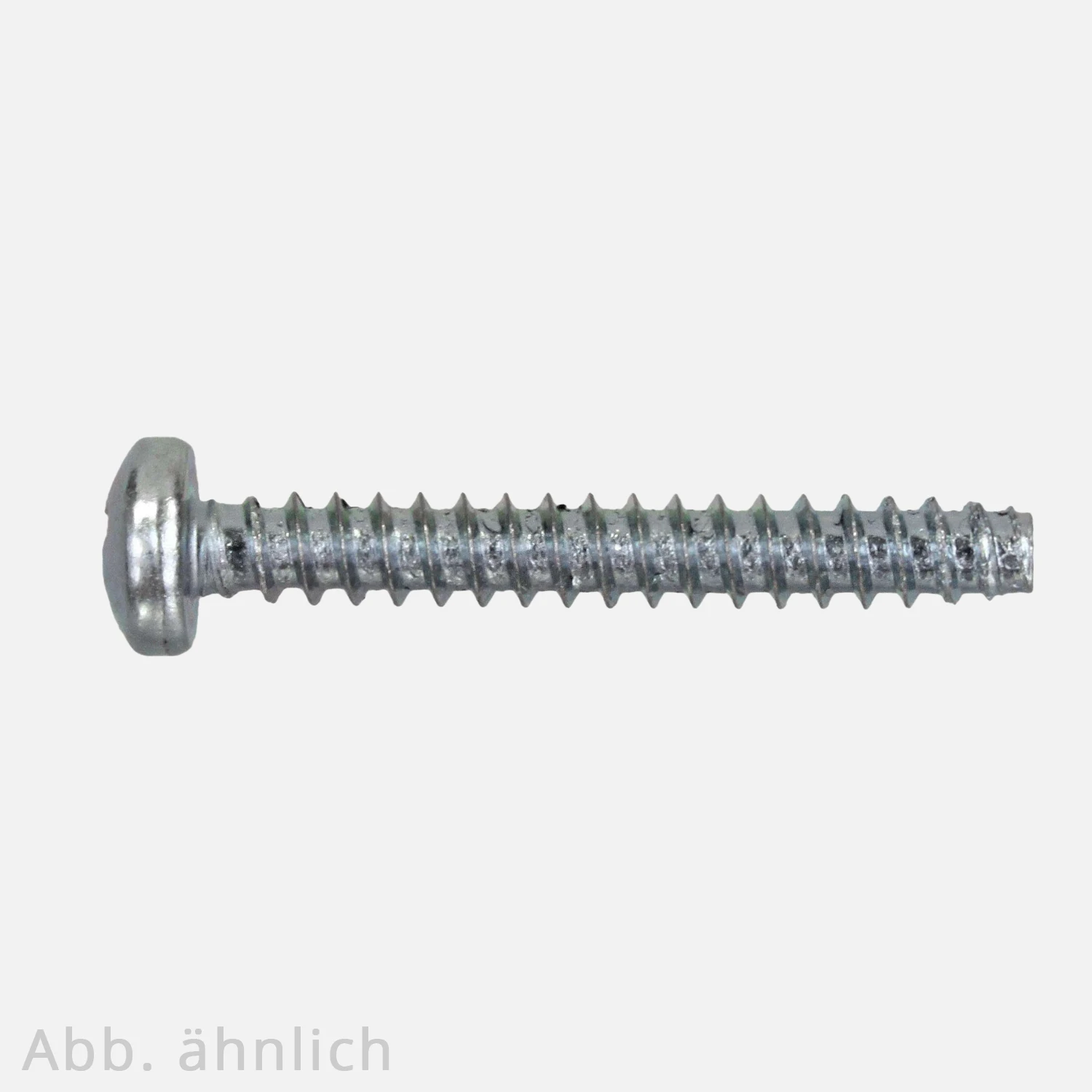 Linsen-Blechschraube | DIN 7981 | Form F | PH | verzinkt | mit Zapfen
