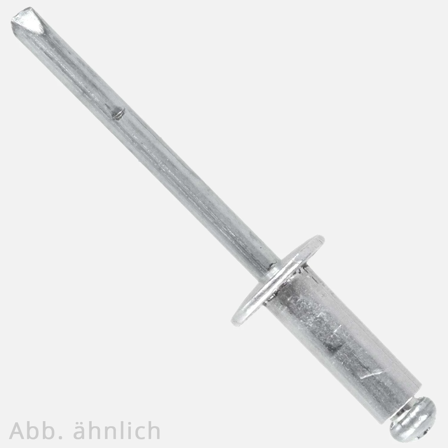 Blindniete | Flachkopf | Aluminium / verzinkter Dorn