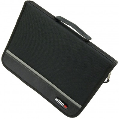 6-tlg. Wiha Mechaniker Werkzeugtasche mit Seitenschneider und Schraubendrehern