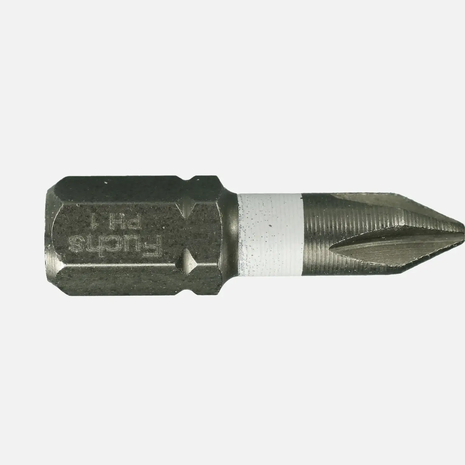 Phillips Bit | PH | Torsion | 1/4 Zoll Aufnahme C 6,3 | Farbring weiß
