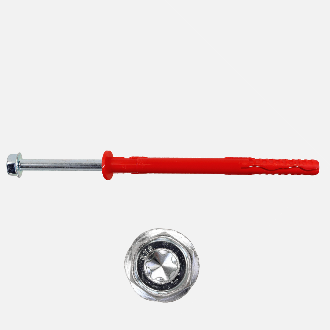 25 Rahmendübel / Fassadendübel zugelassen KT 14 KL Sechskant verzinkt 14x180