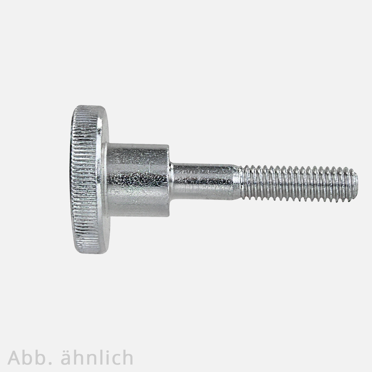 50 Rändelschrauben M5x16 mm - DIN 464 - hohe Form - verzinkt