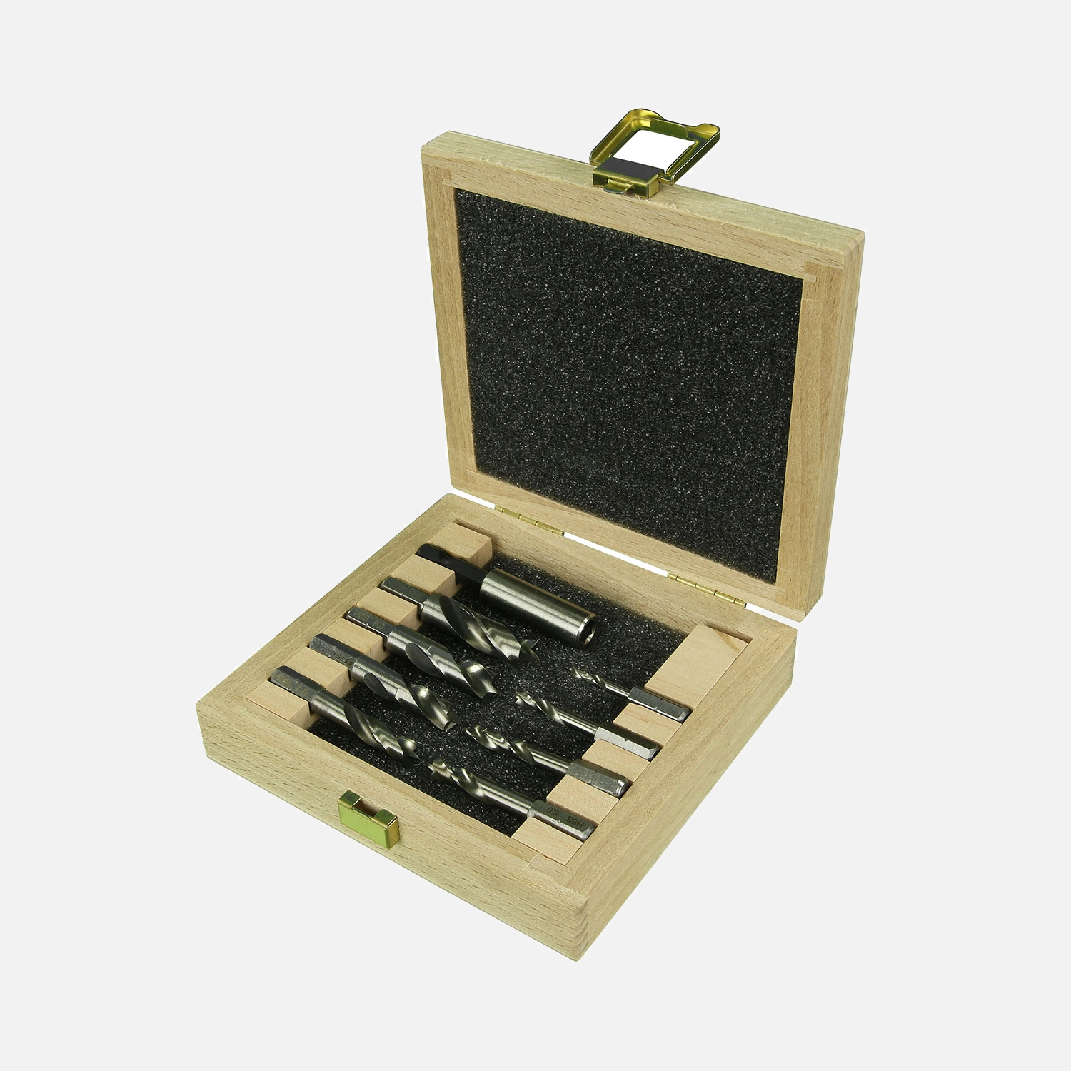 9 tlg FAMAG Bit-Holzspiralbohrersatz HSS-G, kurz, 3,4,5,6,7,8,9,10 mm