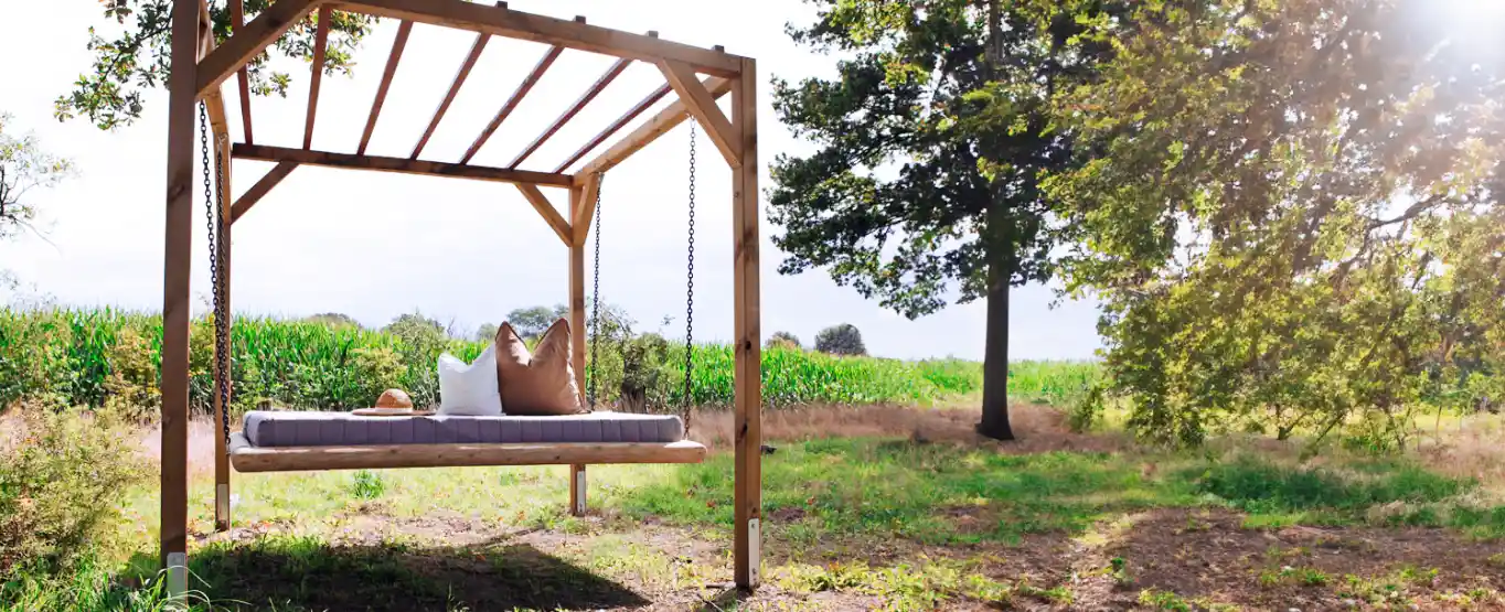 Hintergrund mit Pergola