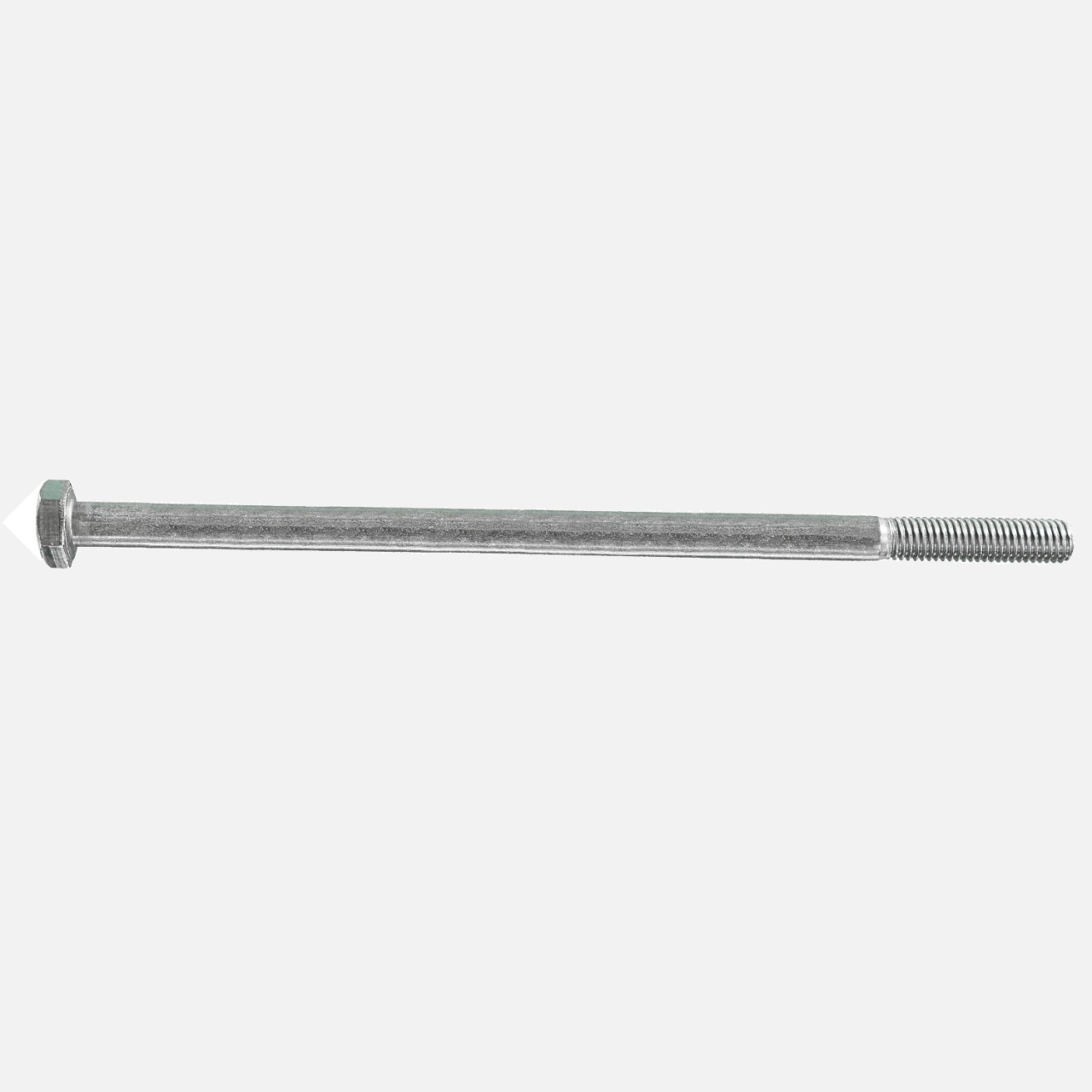 1 Sechskantschraube DIN 931 - M6x130mm - Edelstahl A2