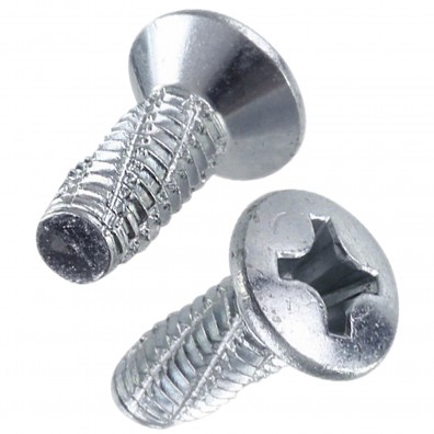 1000 Linsensenkkopf-Schneidschrauben M5x16mm - DIN 7516 Form E - PH - verzinkt