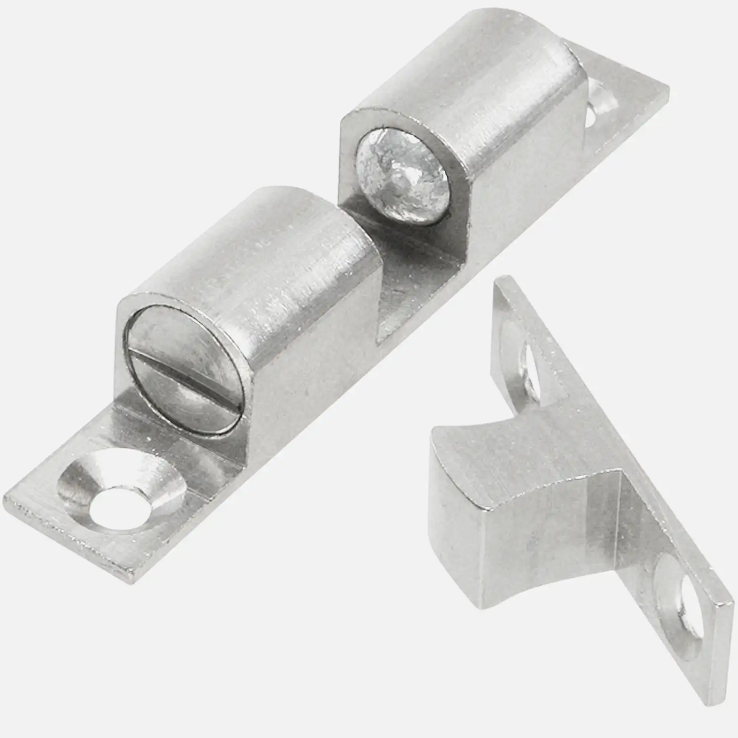 1 HSI Ideal-Schnäpper - mit Stahlkugeln - Messing - vernickelt - 60mm
