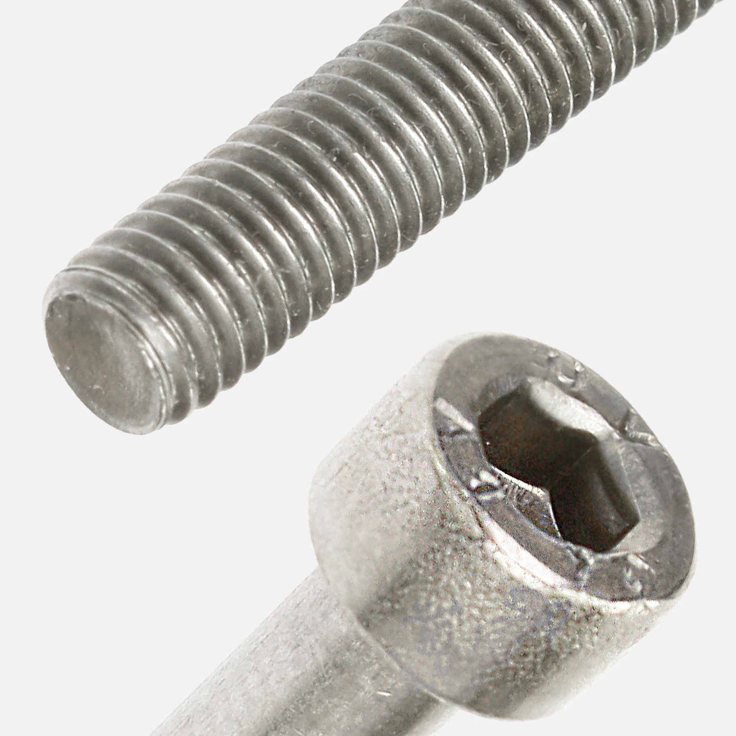 200 Innensechskantschrauben mit Teilgewinde DIN 912 Edelstahl A4 6x14mm