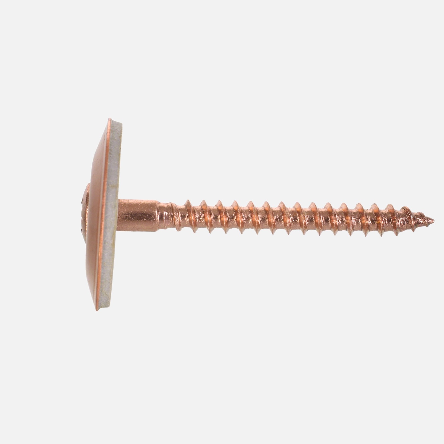 Spenglerschraube | Scheibe | PZ | Edelstahl A2 | verkupfert