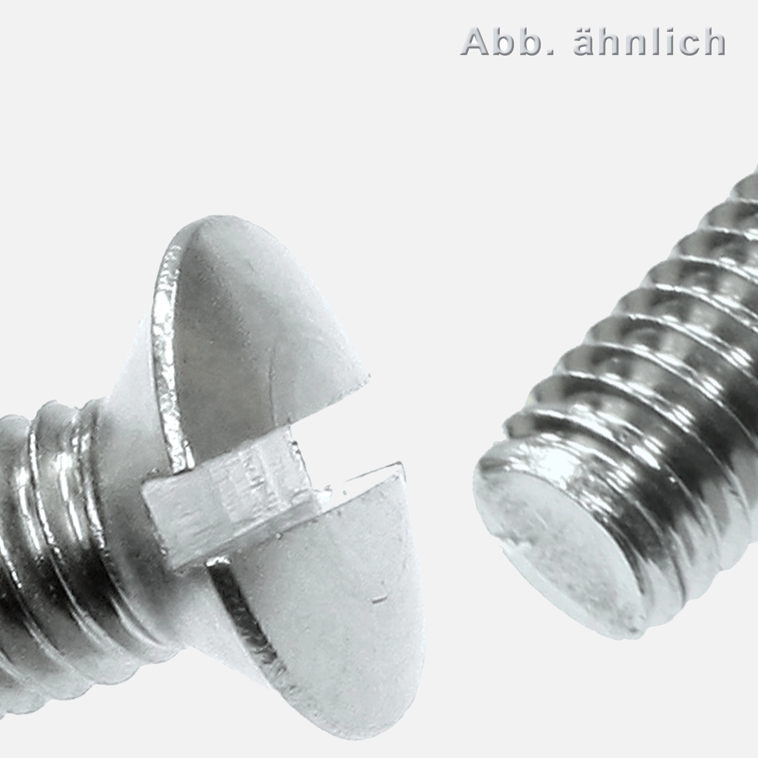 100 Linsensenkschrauben DIN 964 Schlitz Edelstahl A2 6x25mm