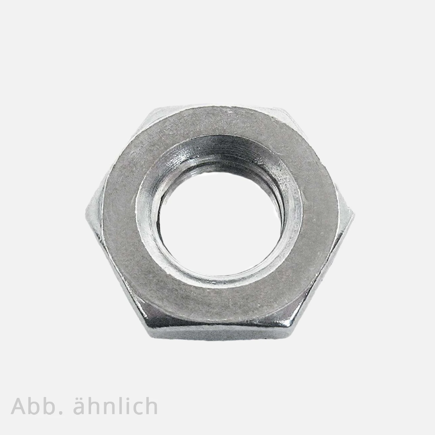 25 Sechskantmuttern M30 - niedrige Form - SW46 - Edelstahl A2 - DIN 936