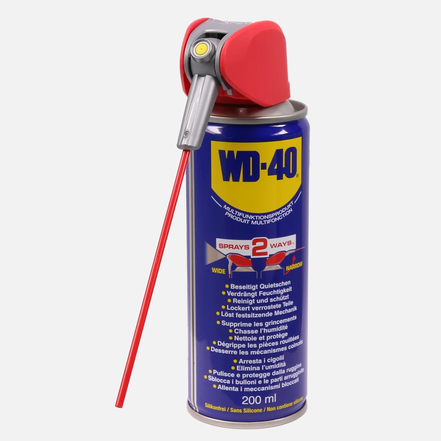 200 ml WD-40 Smart Straw Multifunktionsspray, Schmieröl, Kriechöl, Reiniger                 
