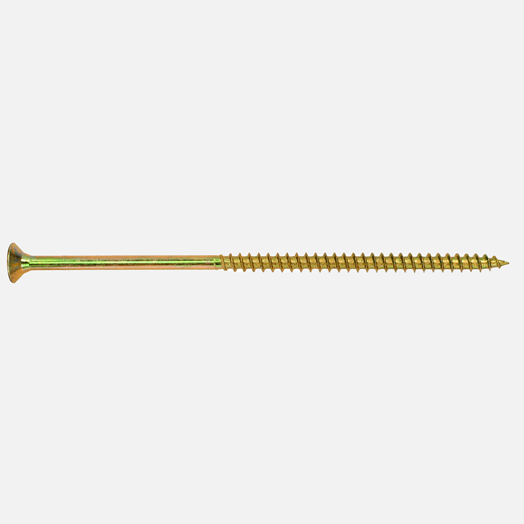 Spanplattenschraube | Teilgewinde | Senkkopf | PZ | gelb verzinkt