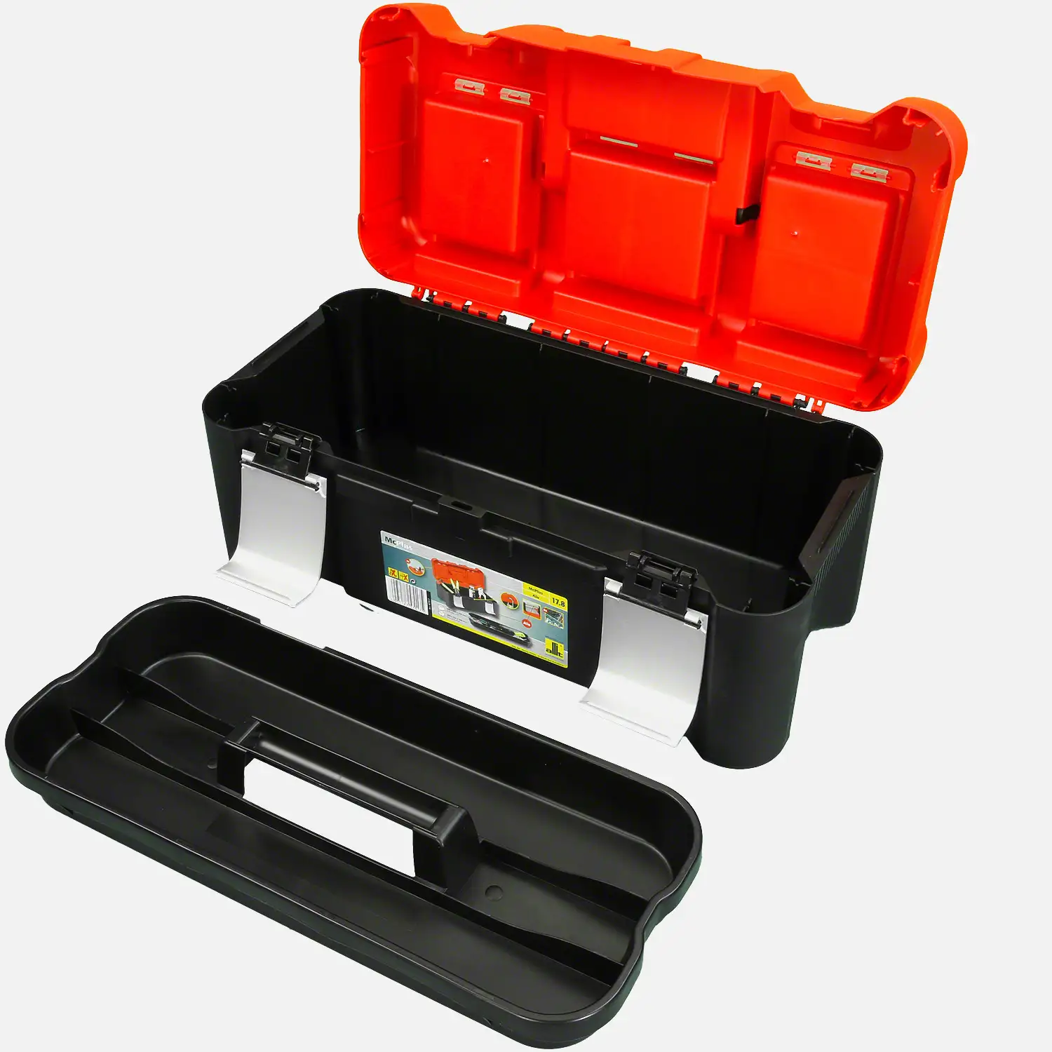 1 Allit Premium Profi-Werkzeugkoffer - McPlus Alu 17.8 - schwarz