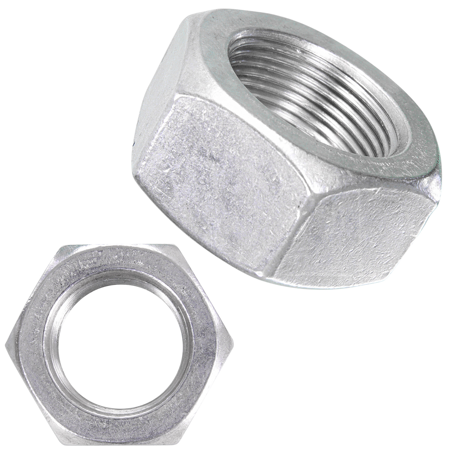 1 Sechskantmutter Mf27 - SW41 - Feingewinde 1,5mm - Edelstahl A2 - DIN 934 