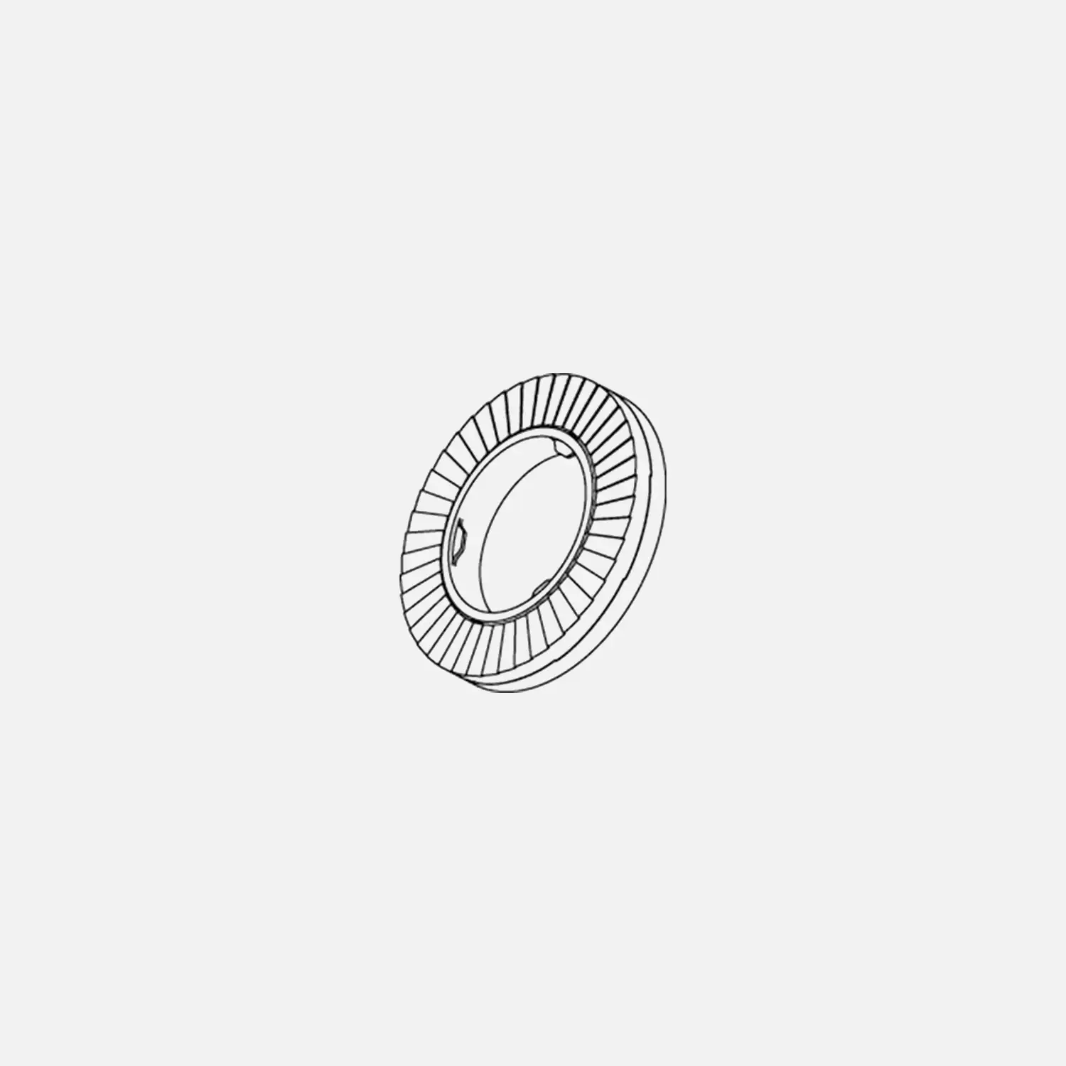 100 Paar Heico-Lock Kombischeiben , Typ HKB-12, Vergrößerte Auflage für M12, 12x25,4x2,7 mm , zinklamellenbeschichtet