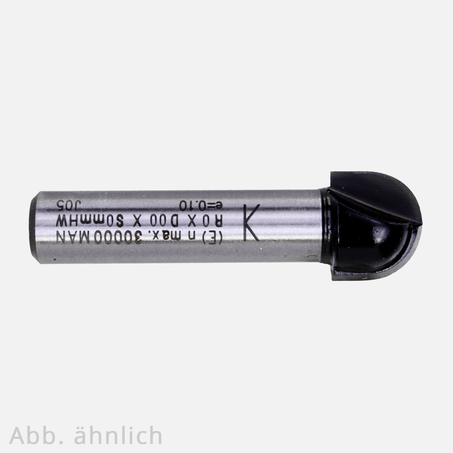 1 Edessö Hohlkehlfräser HW umfangschneidend, 8 mm Schaft, 4 mm Radius, 8 mm