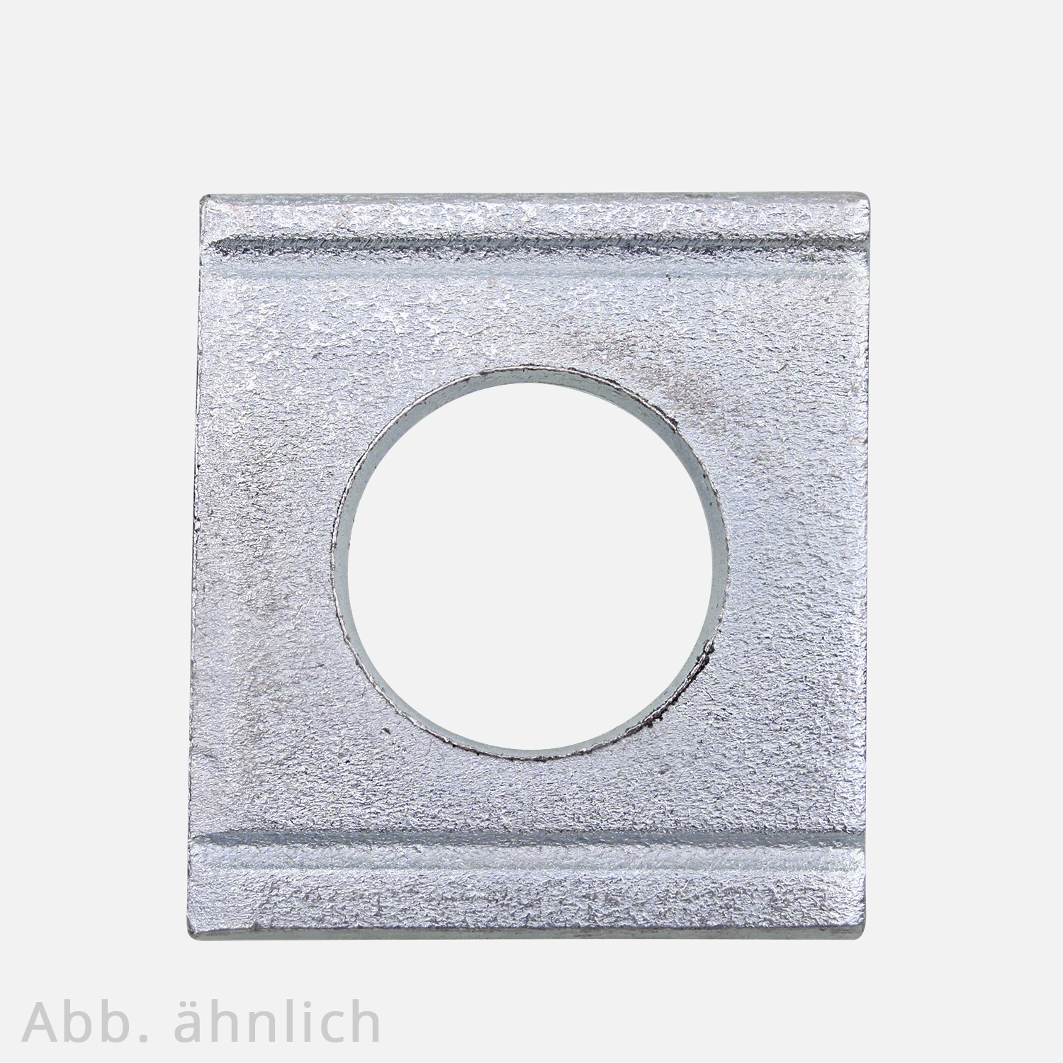 100 Vierkantscheiben für M10 - DIN 434 - 8% Neigung - verzinkt