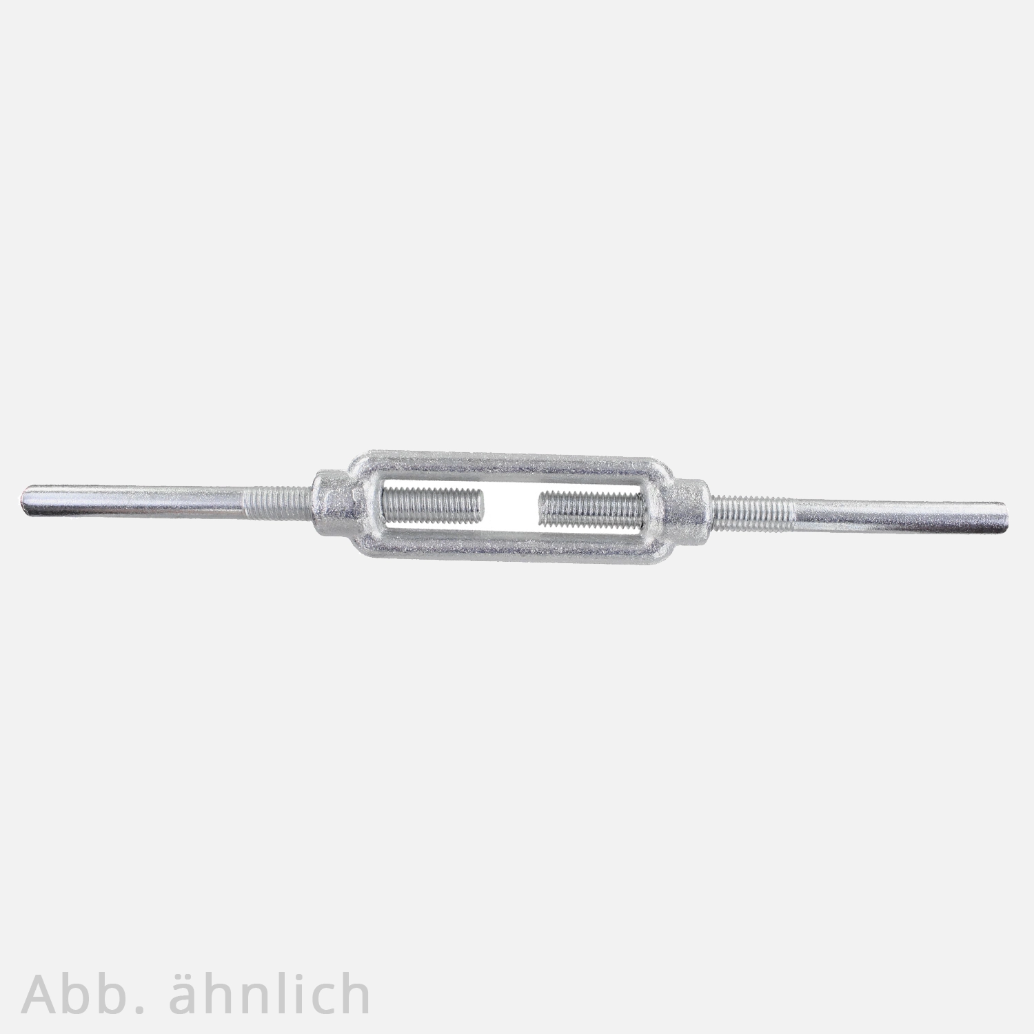 Spannschloss | DIN 1480 | geschmiedet | zwei Anschweißenden | verzinkt