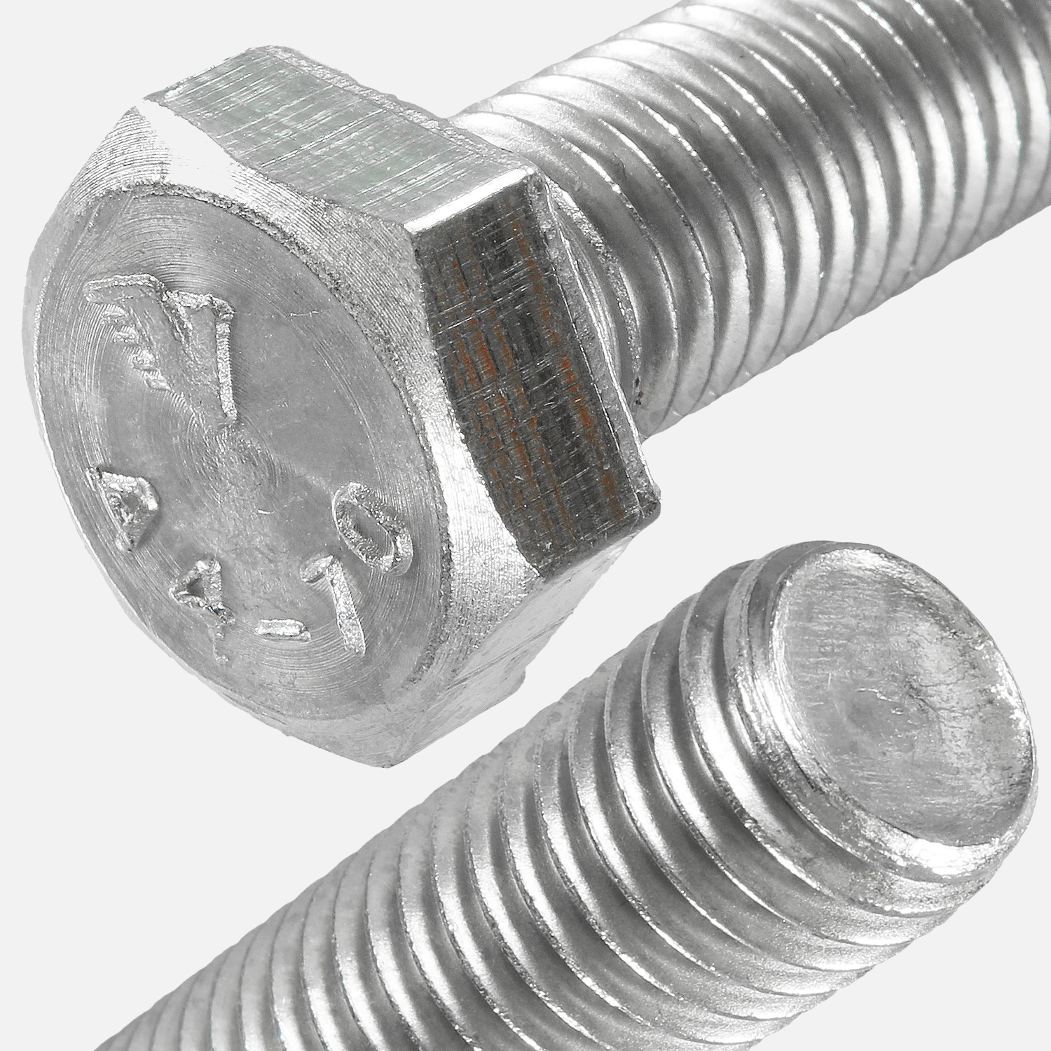 5 Sechskantschrauben M27x140 mm - SW41 - Edelstahl A4 - 70 - DIN 933