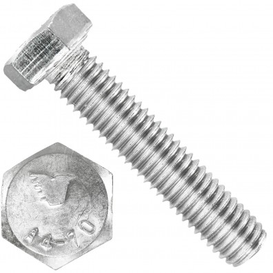 100 Sechskantschrauben M8x40 mm - SW 13 - Edelstahl A4 - 70 - DIN 933
