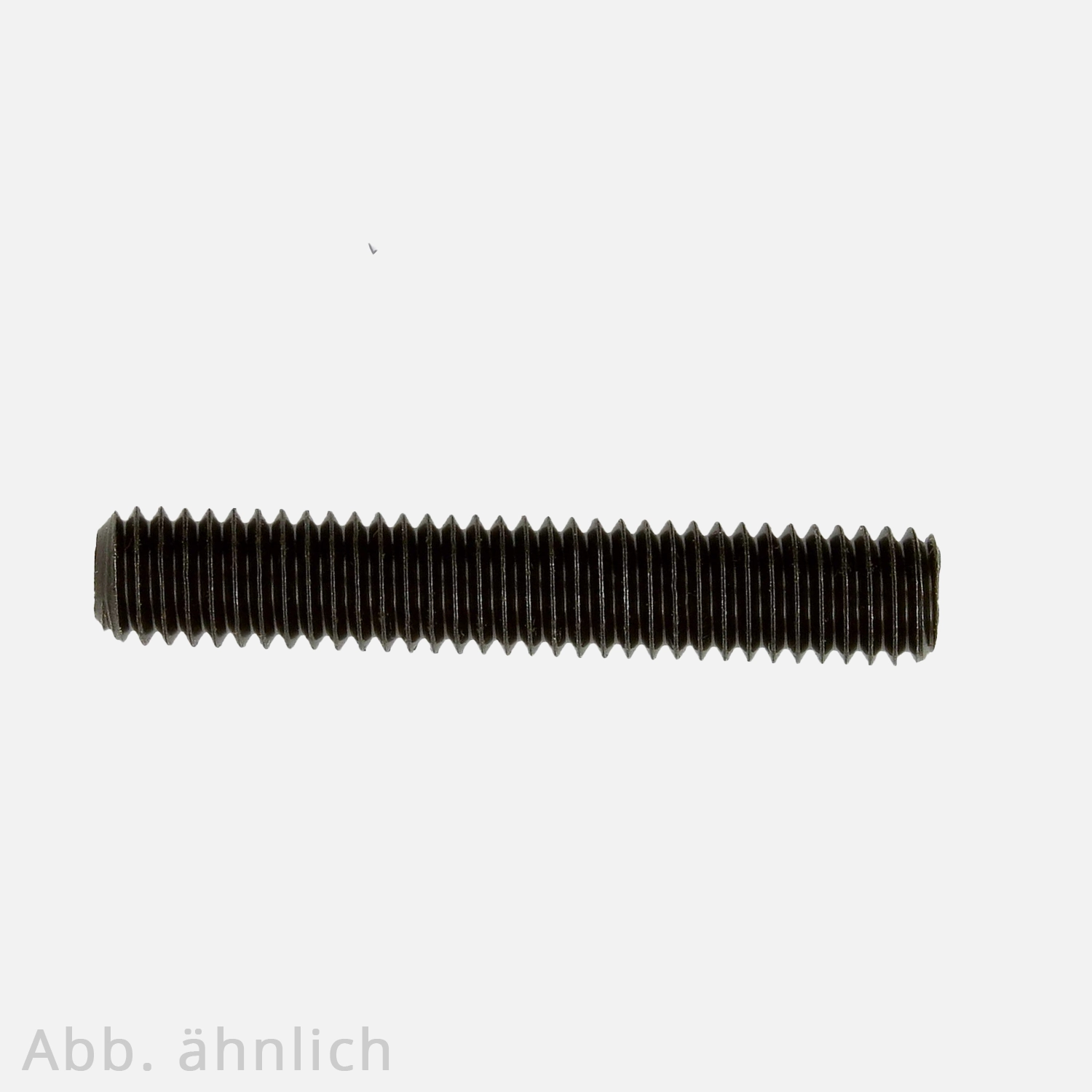 1 Gewindestift M6x4mm Kegelkuppe - DIN 913/ISO 4026 - blank 45H
