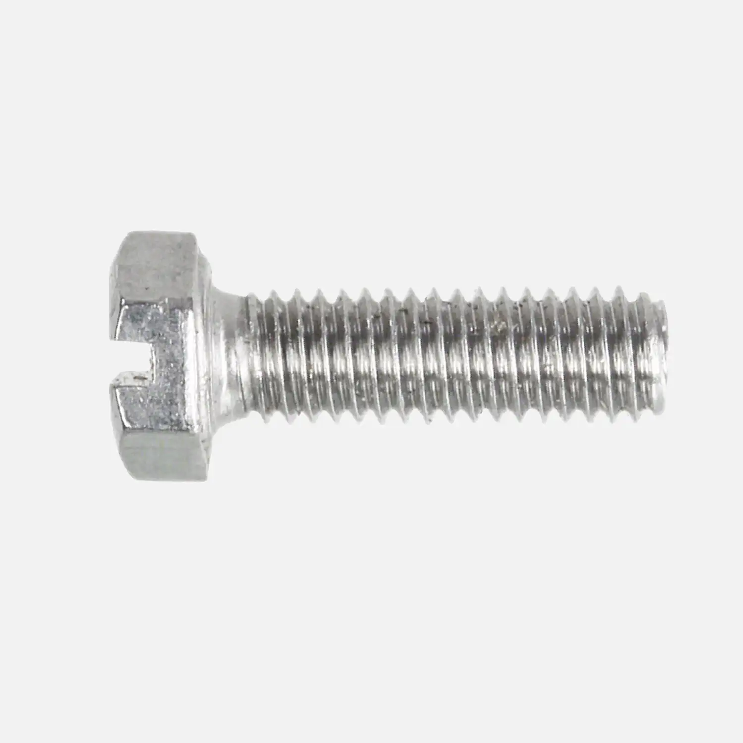 1 Sechskantschraube M5x16 mm - DIN 933 - Edelstahl A4 - mit Schlitz