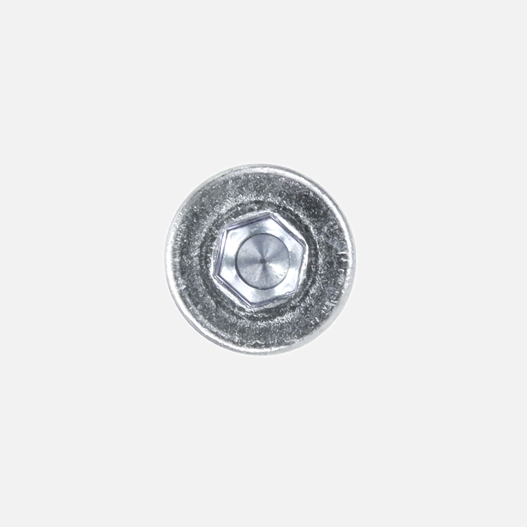 100 Eckverbinderschrauben Confirmatschrauben Innensechskant verzinkt 6,3x50