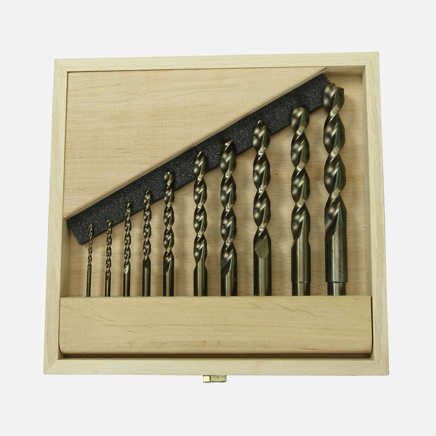 10 tlg FAMAG Holzspiralbohrersatz HSS-G, 3,4,5,6,8,10,12,13,14,16 mm