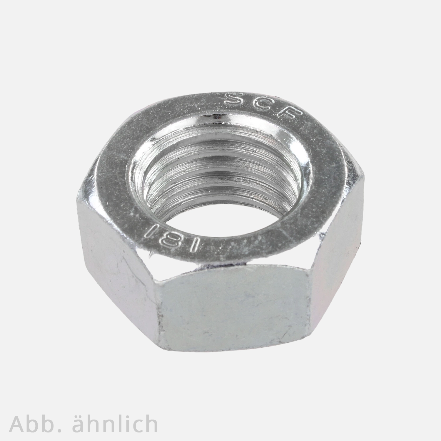 Sechskantmutter | DIN 934 | galvanisch verzinkt | Festigkeitsklasse 8
