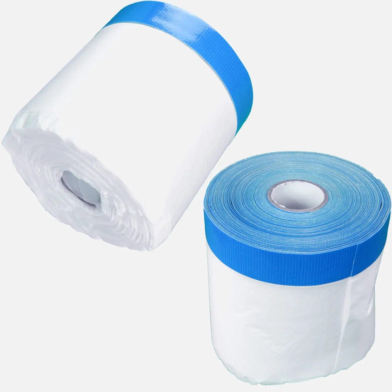 1 Rolle Gerband Abklebefolie, Folienvorhang, Gewebeband, blau, 10 my, 1,10 mx20 m