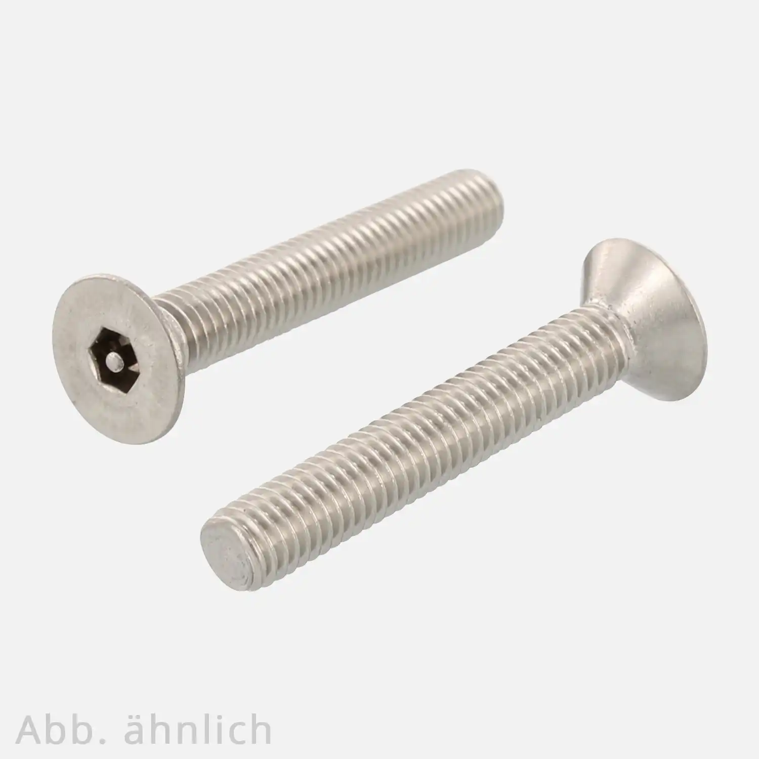 100 Sicherheitsschrauben, Senkkopf , M4x20 mm ,Antrieb Hex mit Loch/Tamper 2,5 , Edelstahl A2