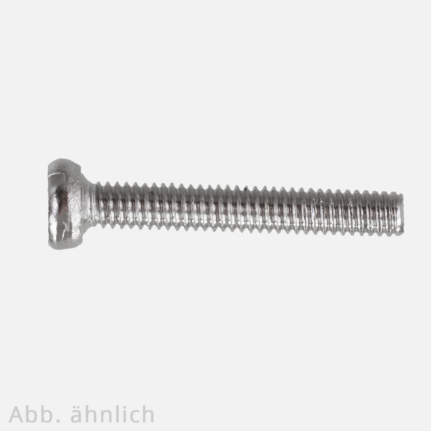 200 Zylinderschrauben mit Schlitz DIN 84 Messing vernickelt M2,5x6 mm