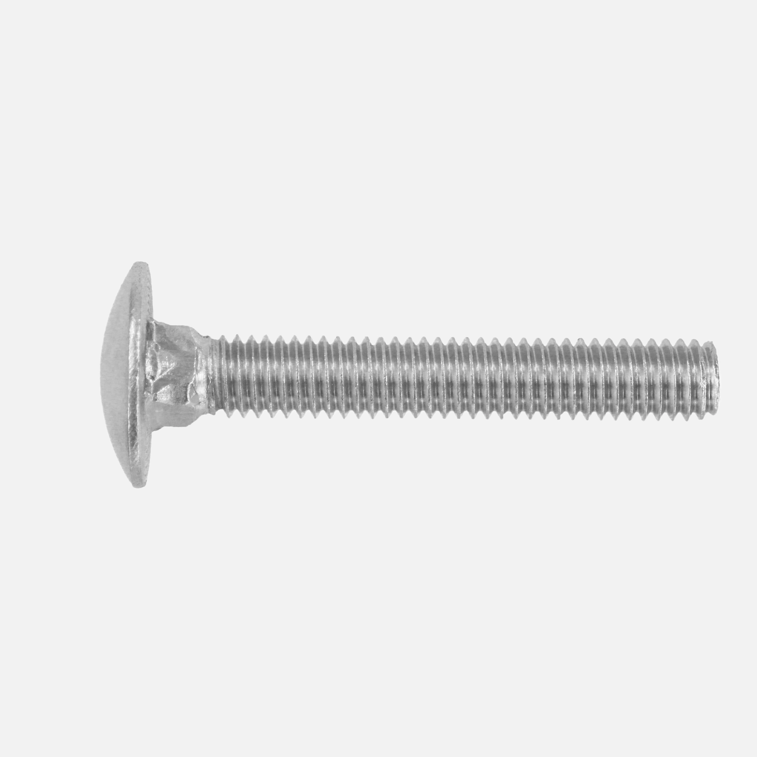 50 Schlossschrauben DIN 603 - M6x40 mm - Edelstahl A2 , Vollgewinde