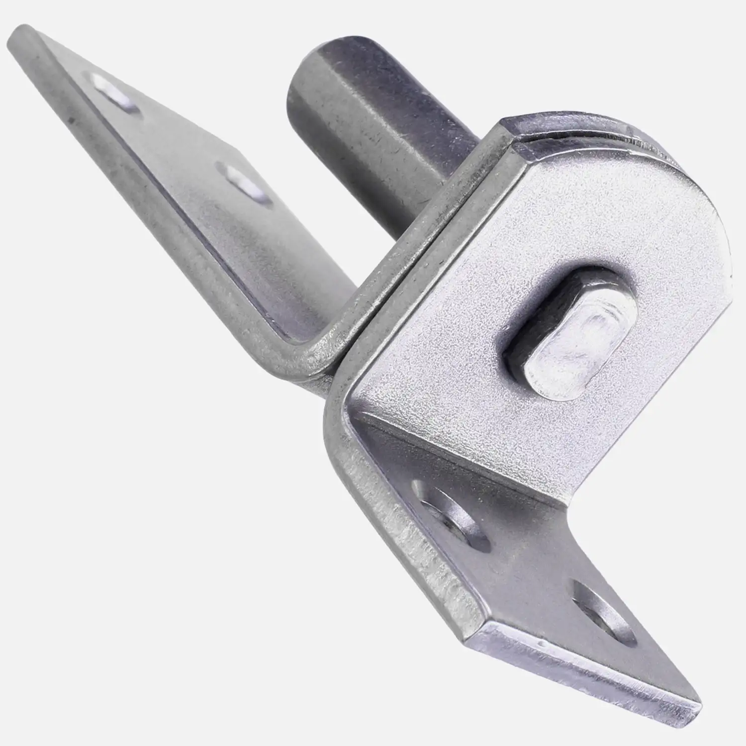 1 Kloben auf Platte 100x35 mm 13 mm Dorn - Edelstahl A2 - D1 eng