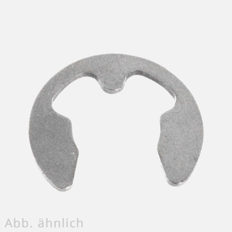 200 Sicherungsscheiben für Wellen - 1.4532 - DIN 6799 , für 7 mm Wellen, Dicke 0,9 mm