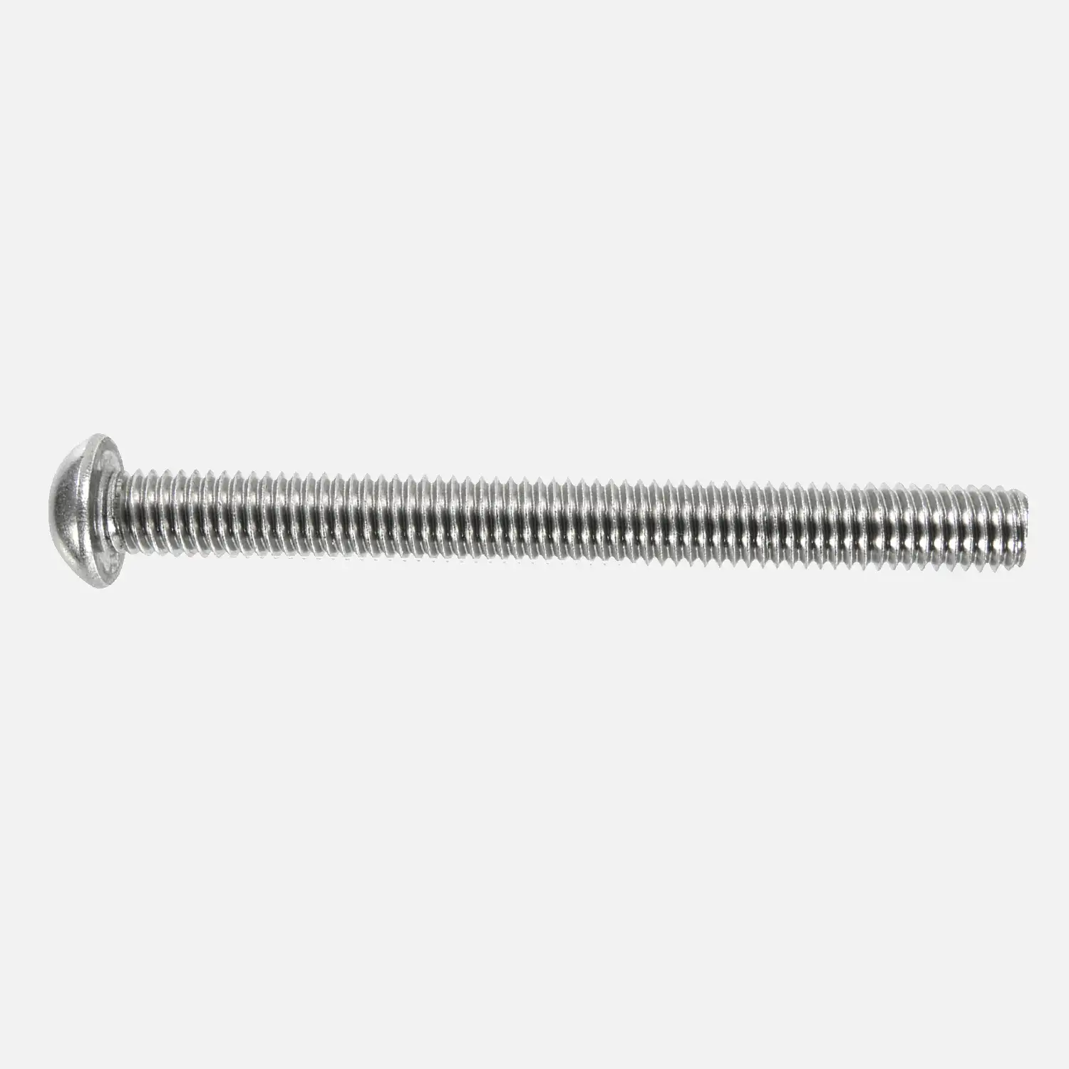 100 Linsenschrauben mit Innensechskant M8x80mm - ISO 7380-1 - Edelstahl A2