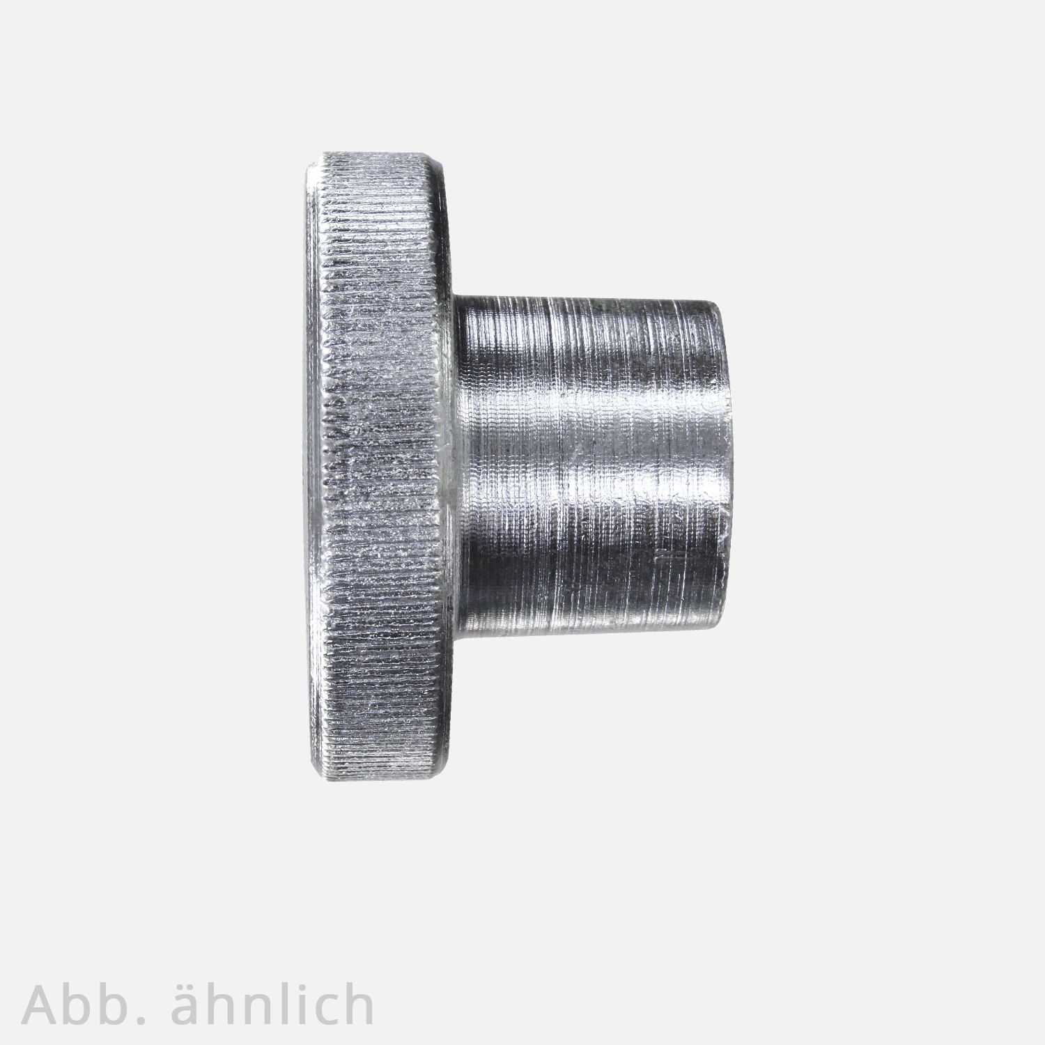 100 Rändelmuttern M4 - DIN 466 - hohe Form - verzinkt