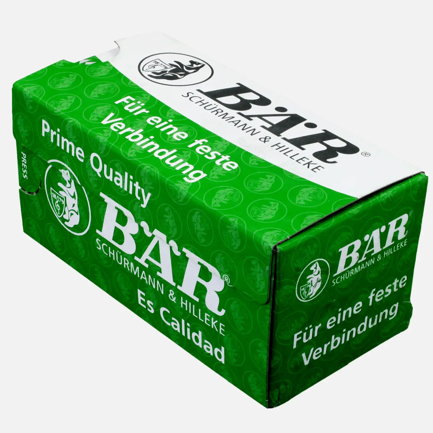 1000 BÄR Stahlnägel 2x23 mm, gehärtet mit Linsenkopf und geschnittener Spitze