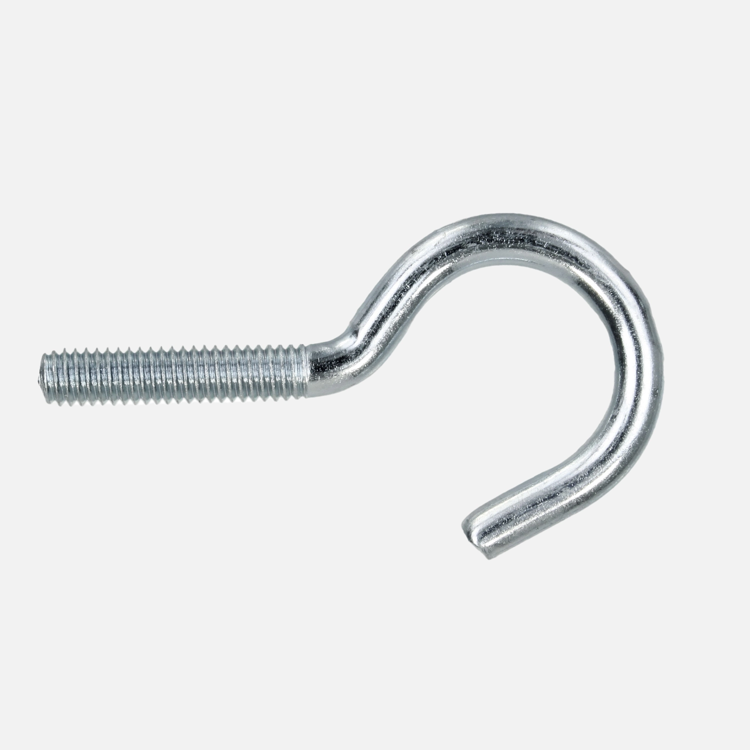 100 Gebogene Schraubhaken Typ 11E galvanisch verzinkt M4x40mm