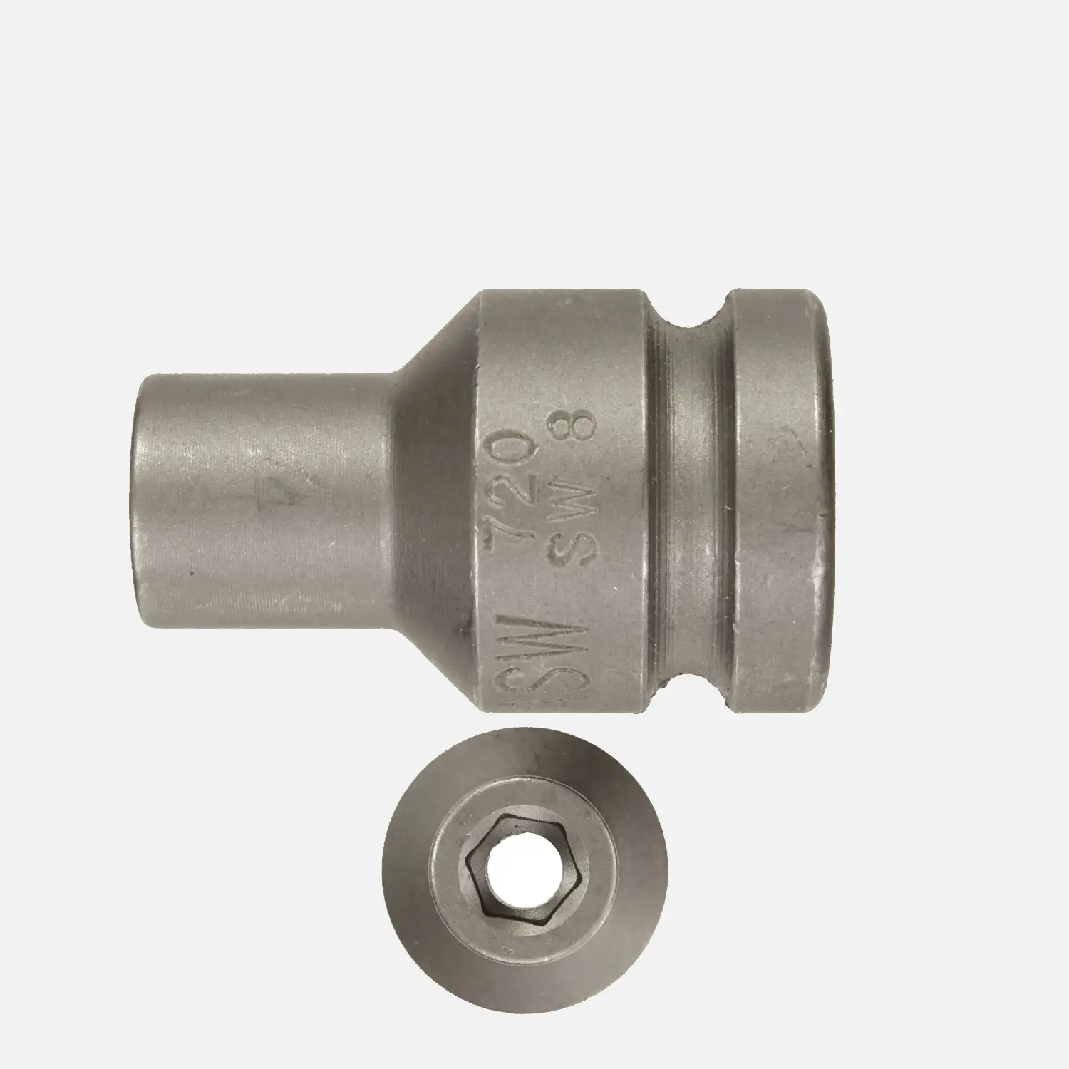 1 ASW Stecknuss,Antrieb 1/2" G12,5 - Innensechskant, Länge 38 mm,SW 8