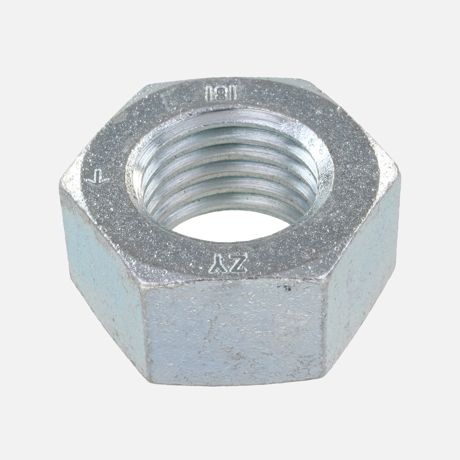 1 Sechskantmutter - M30 - DIN 934 - galvanisch verzinkt - Festigkeitsklasse 8