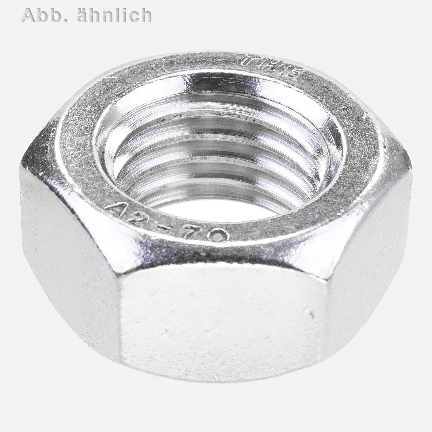 Sechskantmutter | DIN 934 | SW | Edelstahl A2
