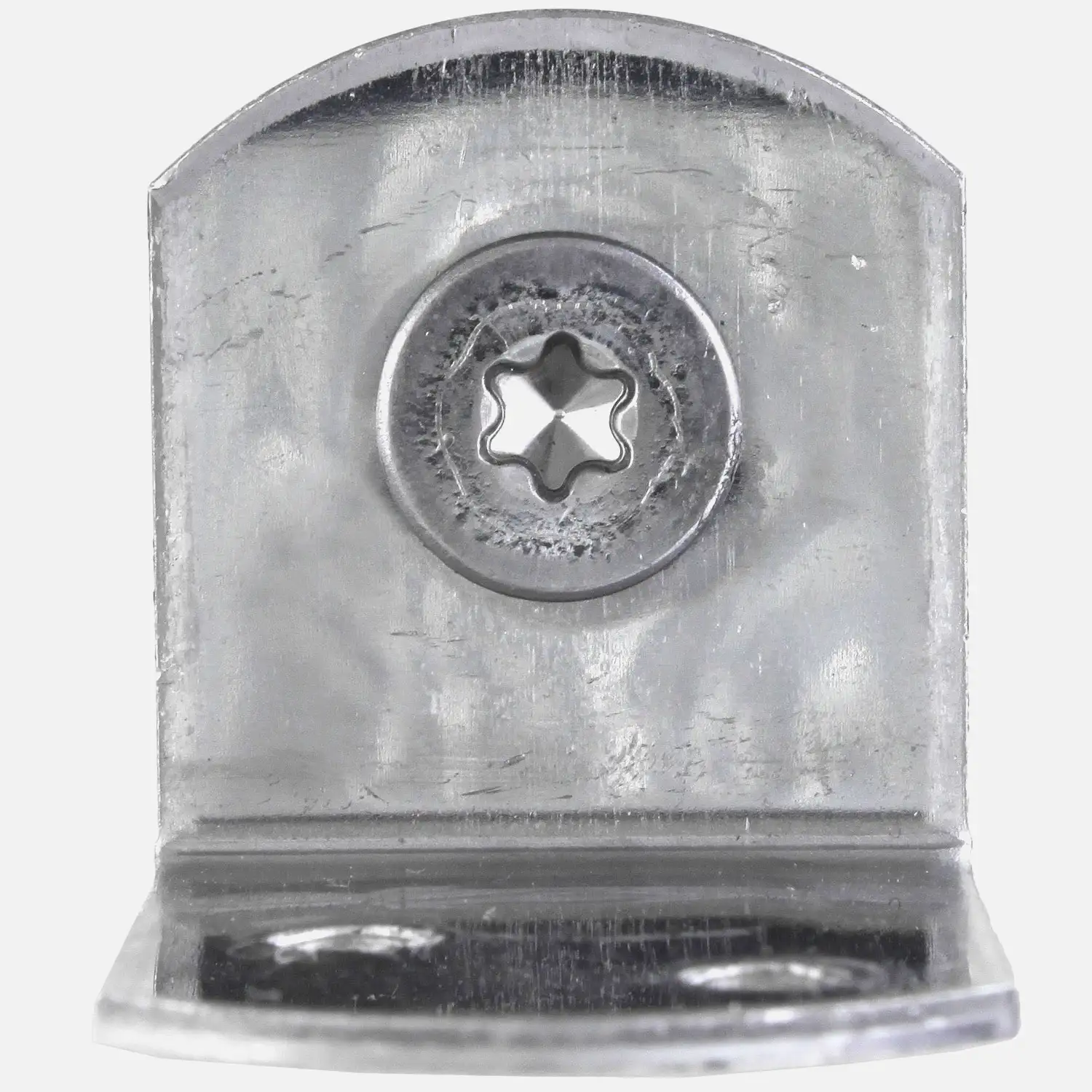 50 Alberts Flechtzaunhalter - 83x32x30x38 mm - L-Form - Edelstahl