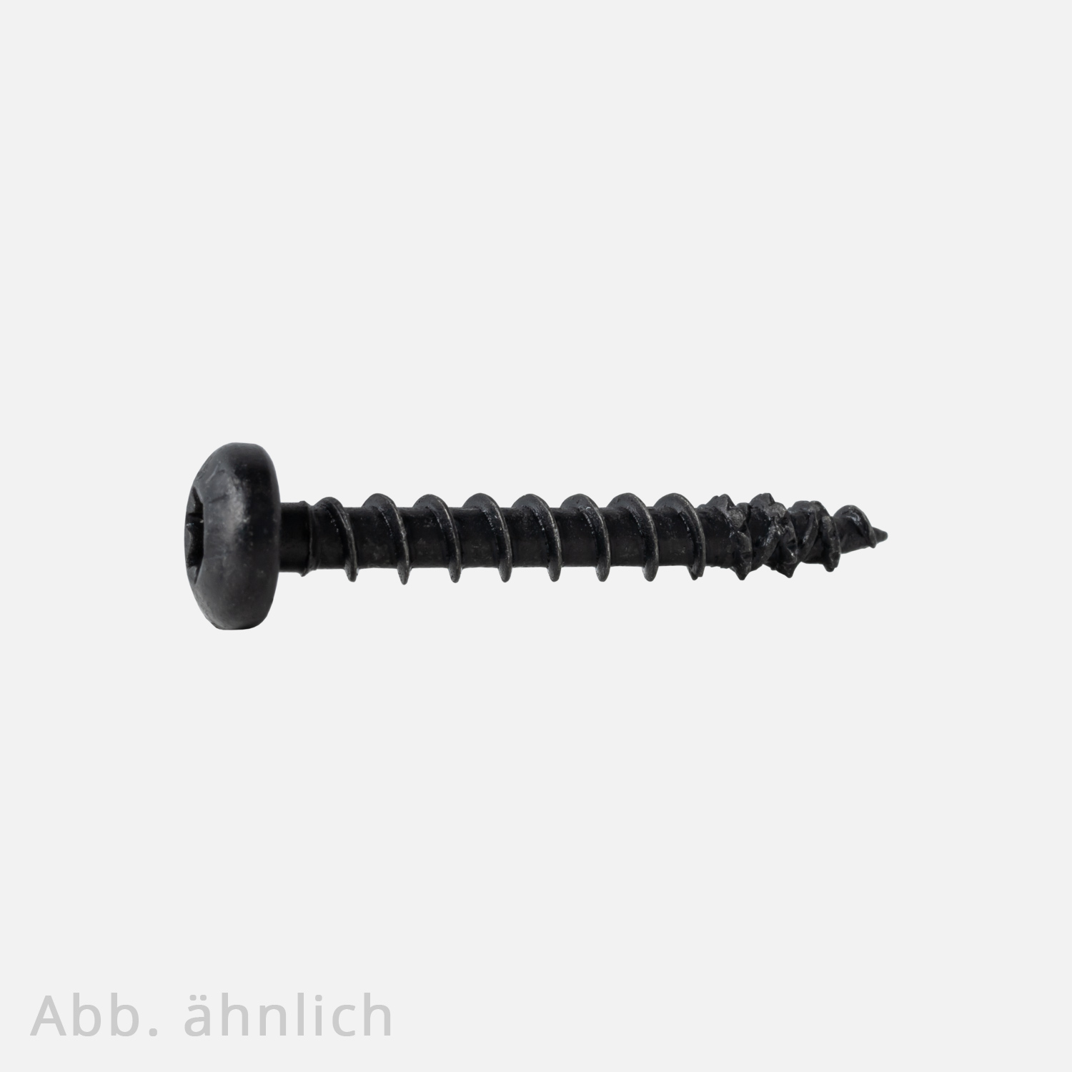 1 Pan-Head Spanplattenschraube schwarz TX-20 Vollgewinde geschwärzte HCP Beschichtung 4x20 mm