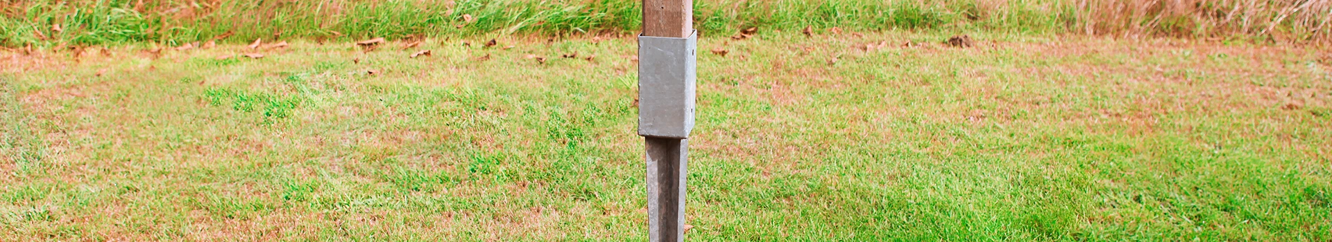 Kategoriebanner Pfostenträger zum Einschlagen