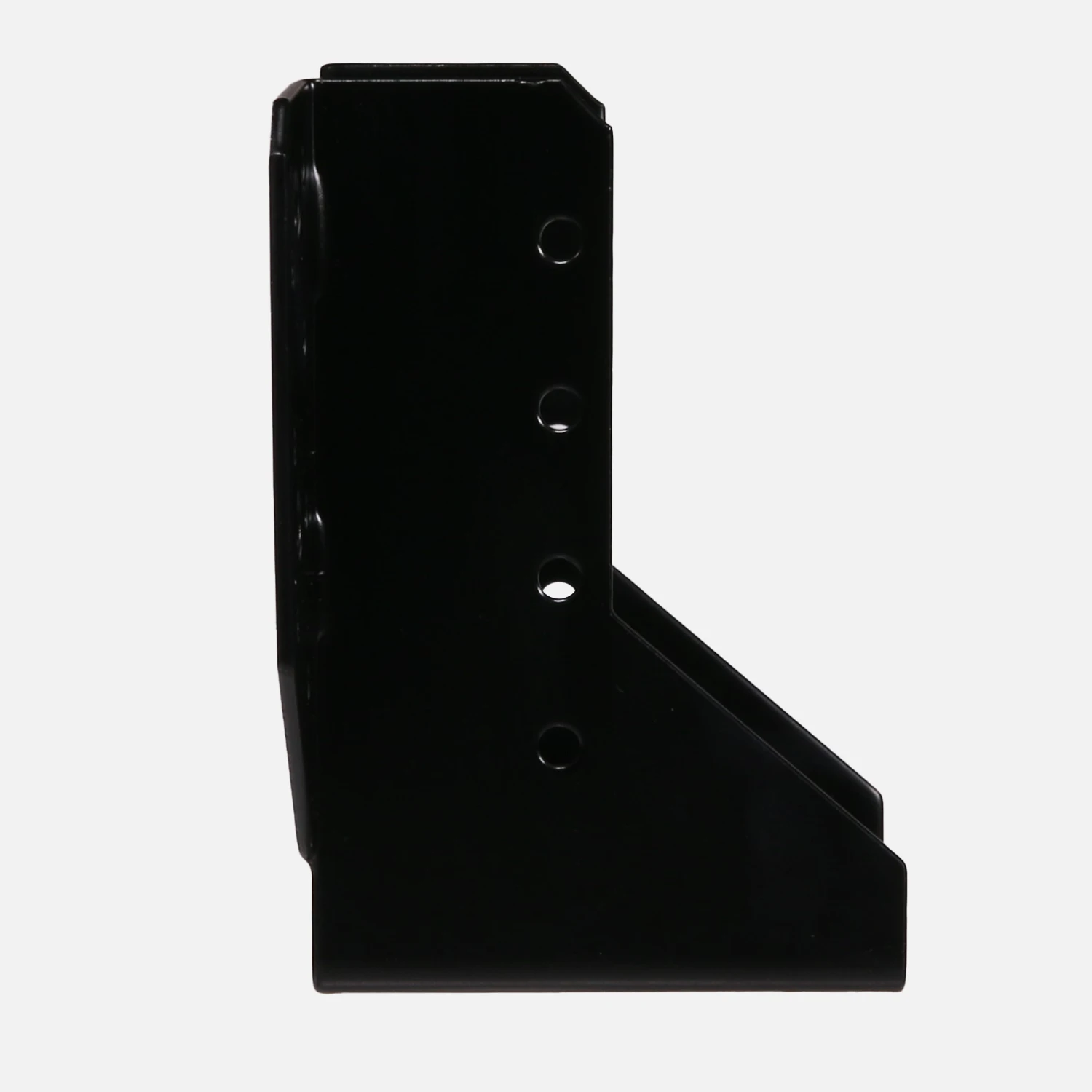 1 Alberts Balkenschuh - TypA - schwarz - kunststoffbeschichtet - 45 x 110 mm